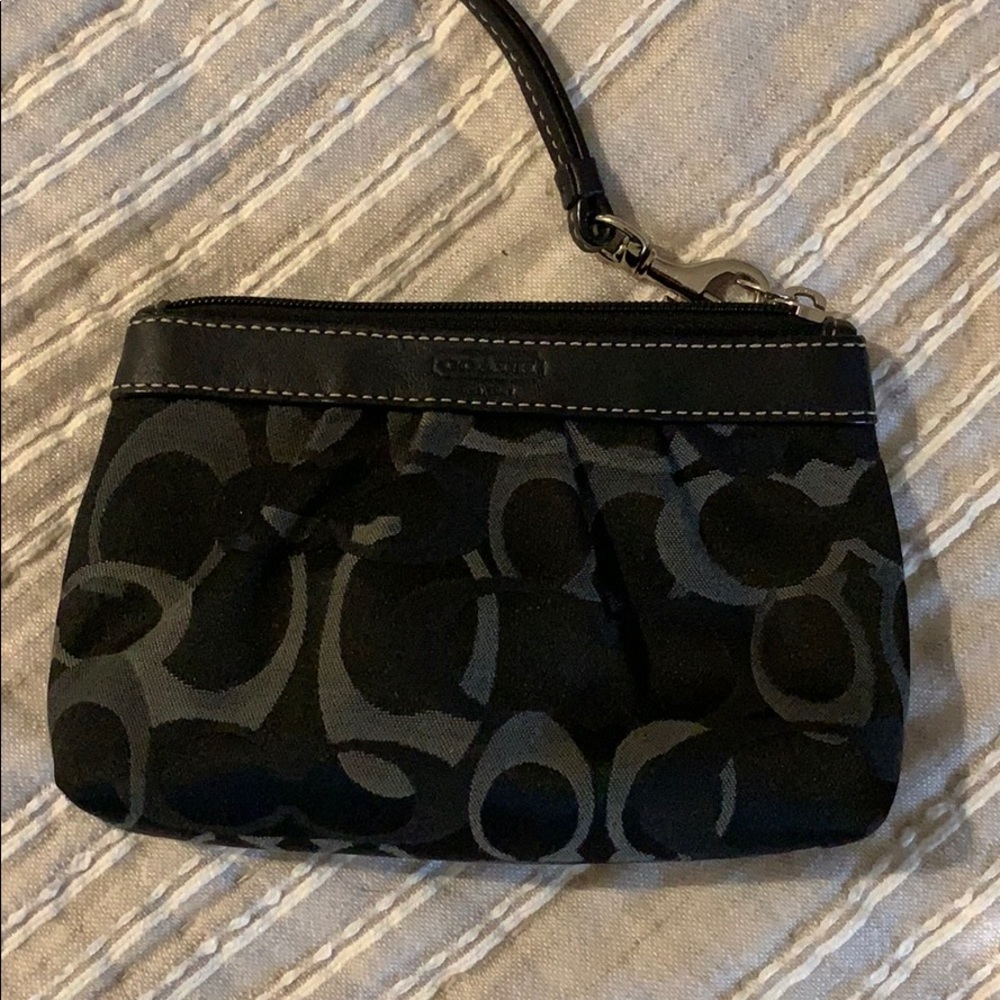 Authentic coach wristlet